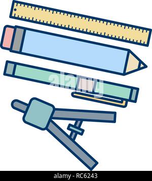 Vector Geometry Set Icon Stock Vector