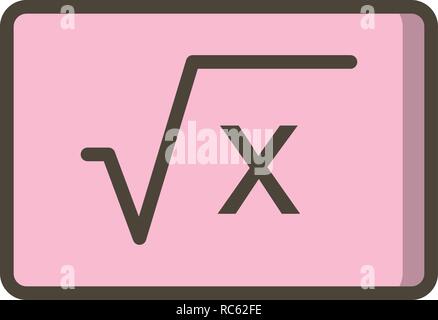 Vector Formula Icon Stock Vector