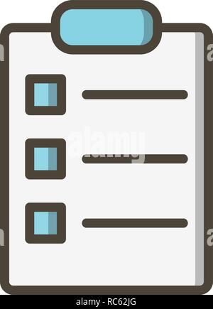 Vector List Icon Stock Vector