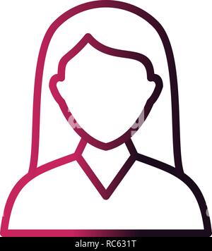 Vector Female Student Icon Stock Vector