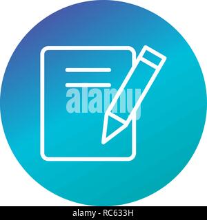 Vector Notes Icon Stock Vector
