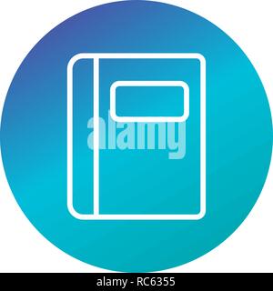 Vector Notebook Icon Stock Vector