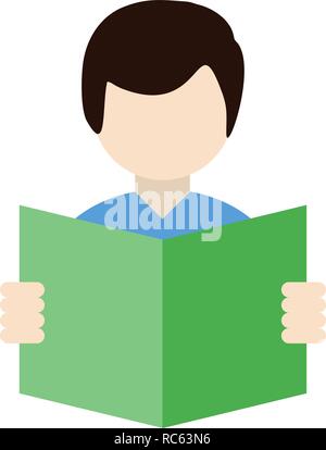 Vector Reading Icon Stock Vector