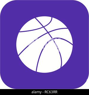 Vector Basket Ball Icon Stock Vector