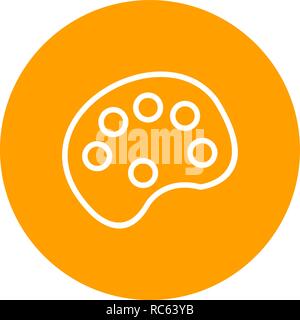 Vector Color Pallete Icon Stock Vector