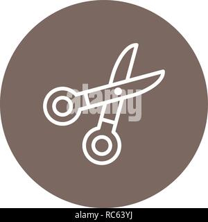 Vector Scissors Icon Stock Vector