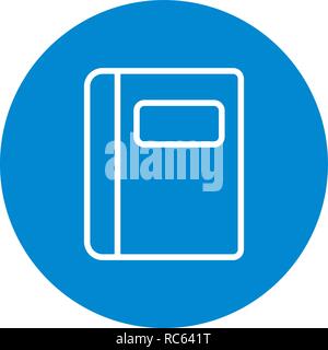 Vector Notebook Icon Stock Vector
