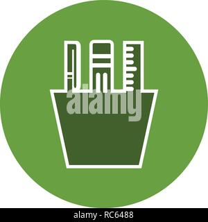 Vector Stationery Icon Stock Vector