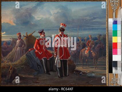 The Crimean Tatar Life Guard Squadron. Museum: PRIVATE COLLECTION. Author: Ladurner, Adolphe. Stock Photo