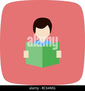 Vector Reading Icon Stock Vector