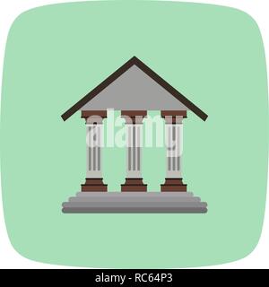 Vector Educational Institute Icon Stock Vector