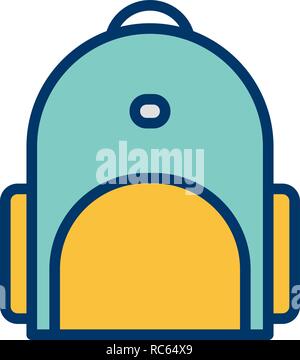Vector Bagpack Icon Stock Vector