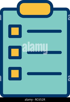 Vector List Icon Stock Vector
