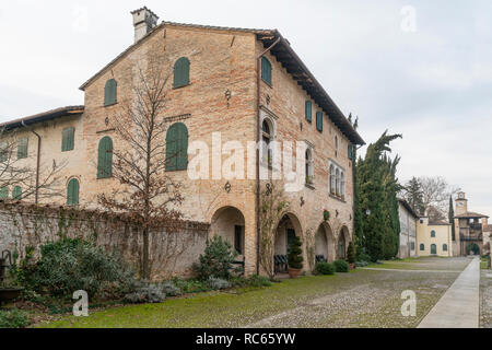 A view of the medieval fort the small city of Coprdovado, Friuli Venezia Giulia, Italy Stock Photo