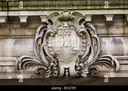 Architectural Details on Belfast's City Hall Stock Photo