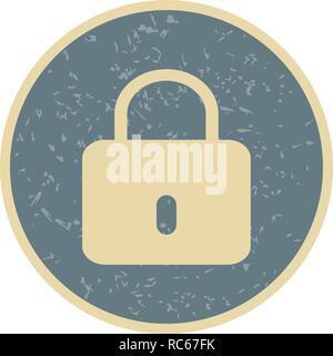 Vector Lock Icon Stock Vector