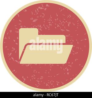 Vector Folder Icon Stock Vector