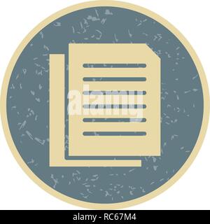 Vector Documents Icon Stock Vector