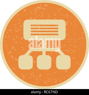 Vector Sitemap Icon Stock Vector