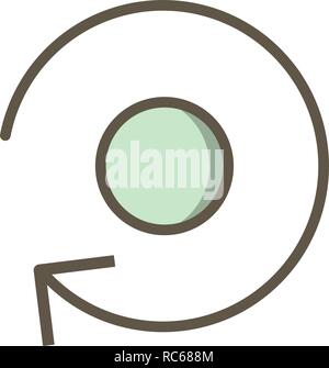 Vector Refresh Icon Stock Vector