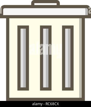 Vector Trash Icon Stock Vector