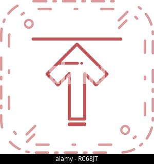 Vector Upload Icon Stock Vector