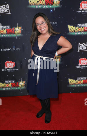 Funimation Films' 'Dragon Ball Super: Broly' Movie Premiere held at the TCL Chinese Theatre in Los Angeles, California on December 13, 2018  Featuring: Stephanie Sheh Where: Los Angeles, California, United States When: 13 Dec 2018 Credit: Sheri Determan/WENN.com Stock Photo