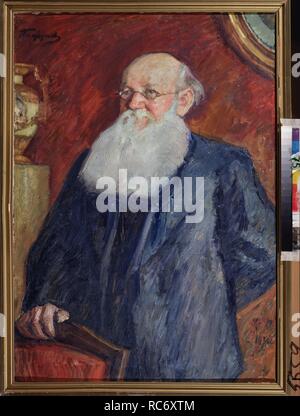 Portrait of the Revolutionary Count Pyotr A. Kropotkin (1842-1921). Museum: State Central Literary Museum, Moscow. Author: Pasternak, Leonid Osipovich. Stock Photo