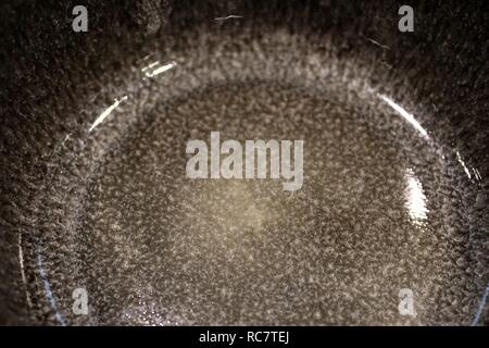 Inside view of a marble bowl Stock Photo