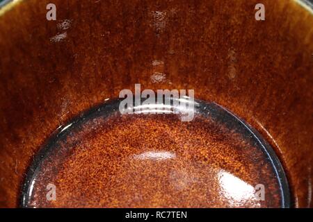 Inside view of a marble bowl Stock Photo