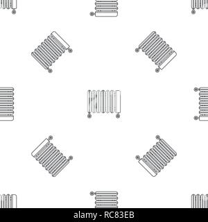 House oil radiator icon. Outline illustration of house oil radiator vector icon for web design isolated on white background Stock Vector