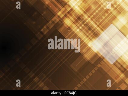 Dark orange abstract tech shiny background. Vector design Stock Vector
