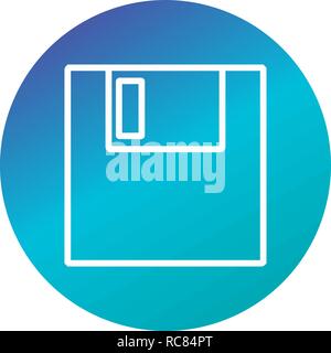 Vector Save Icon Stock Vector