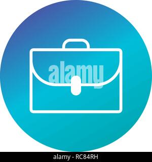 Vector Briefcase Icon Stock Vector