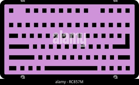 Vector Keyboard Icon Stock Vector