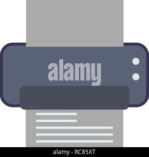 Vector Print Icon Stock Vector