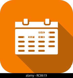 Vector Calendar Icon Stock Vector