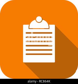 Vector Clipboard Icon Stock Vector