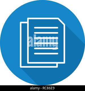 Vector Documents Icon Stock Vector