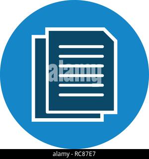 Vector Documents Icon Stock Vector