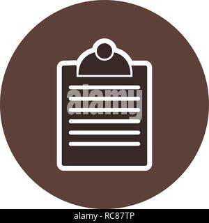 Vector Clipboard Icon Stock Vector