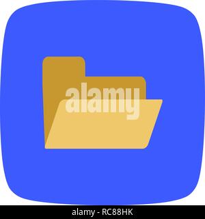 Vector Folder Icon Stock Vector