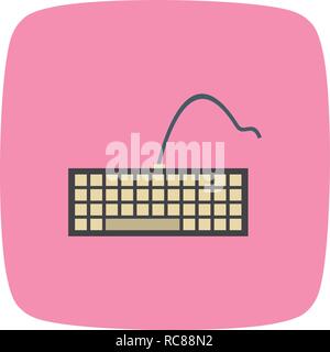 Vector Keyboard Icon Stock Vector