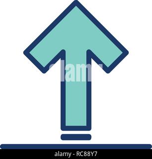 Vector Upload Icon Stock Vector