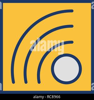 Vector RSS Feed Icon Stock Vector