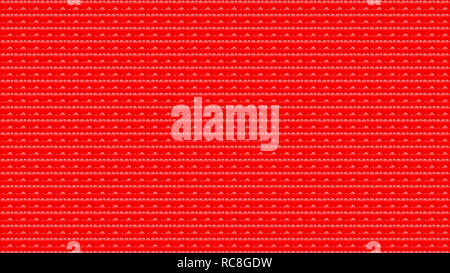 Simple 3d small red hearts pattern background, large size texture Stock Photo