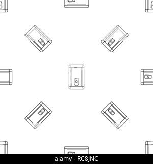 Home heater boiler icon. Outline illustration of home heater boiler vector icon for web design isolated on white background Stock Vector