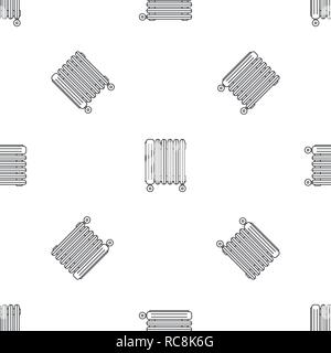 Oil radiator icon. Outline illustration of oil radiator vector icon for web design isolated on white background Stock Vector