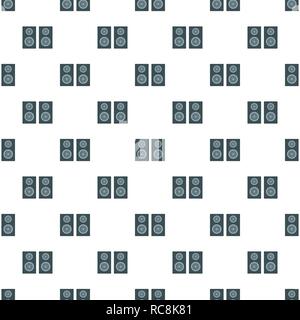 Studio speakers pattern seamless vector repeat for any web design Stock Vector