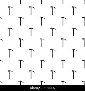 Hiking tool pattern seamless vector repeat geometric for any web design Stock Vector